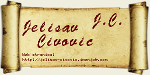 Jelisav Čivović vizit kartica